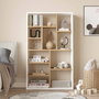 Hanah Home Kor1-Sw Estantería Natural y Blanco